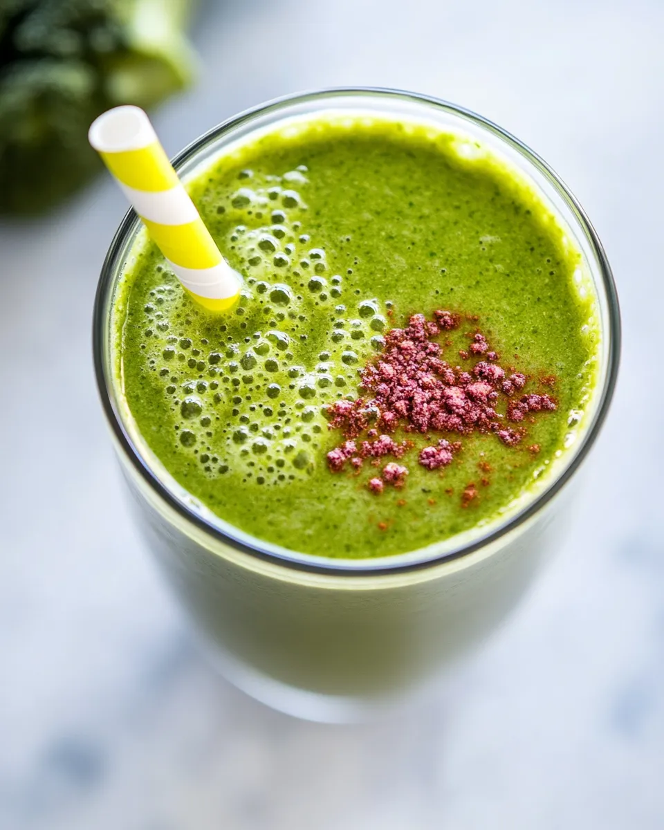 Delicious Power Green Smoothie shot