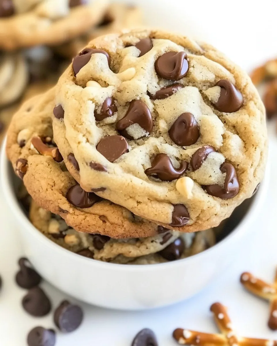 Homemade Pretzel Chocolate Chip Cookies photo