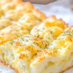 Homemade Puff Pastry Cheesy Garlic Bread photo