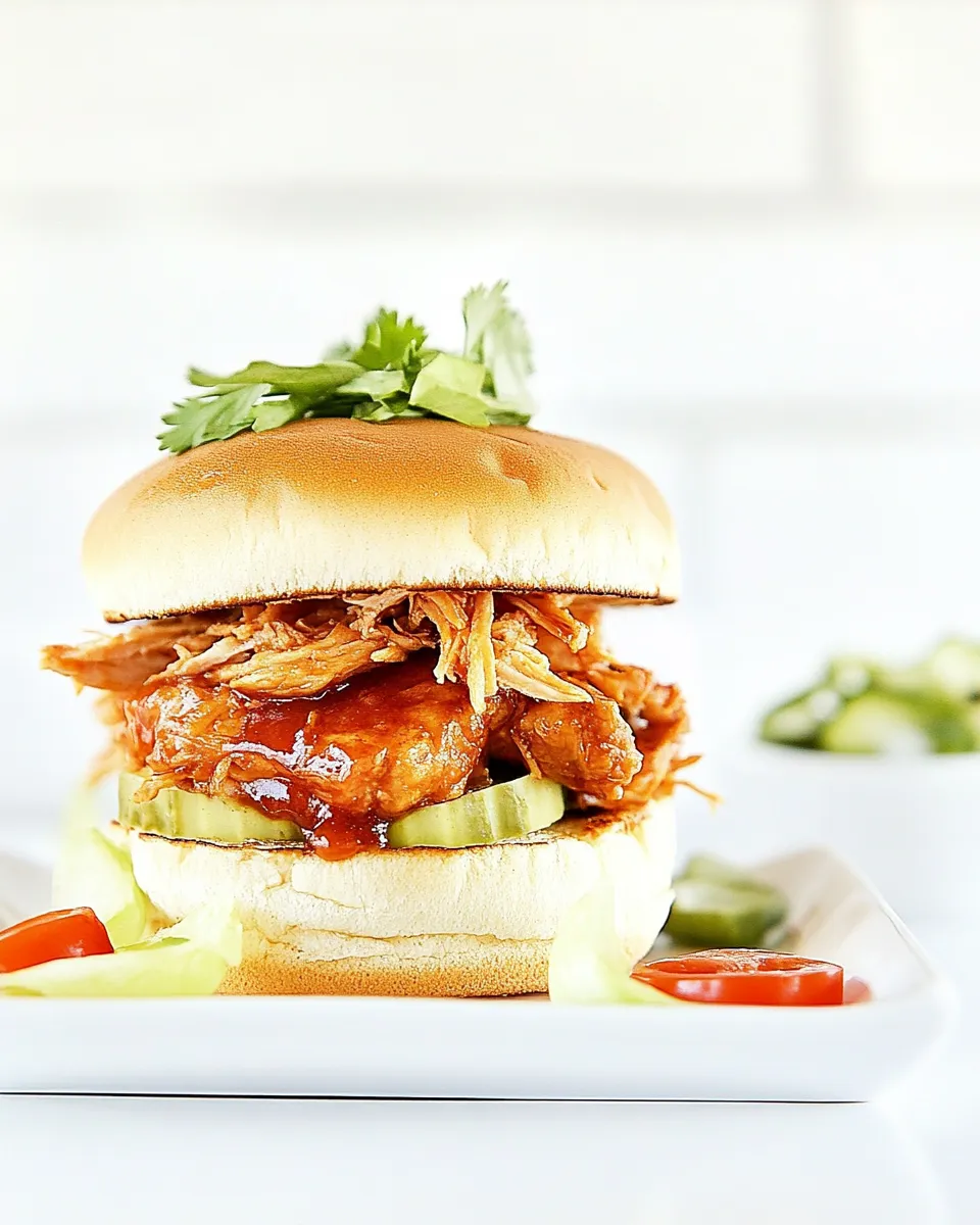 Classic Pulled Chicken Sandwich image