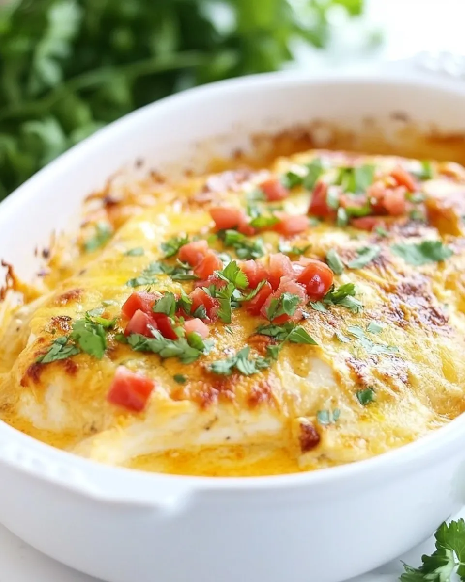 Easy Queso Chicken Bake recipe photo
