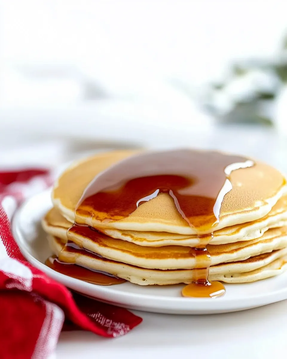 Delicious Quick And Easy Pancakes (Only 3 Ingredients Needed) dish photo