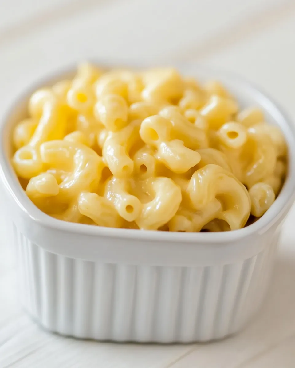 delicious Quick Mac and Cheese for One dish photo