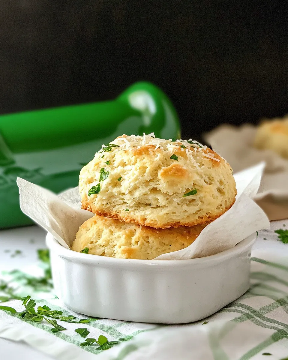 Easy Quick Parmesan and Herb Biscuits recipe photo