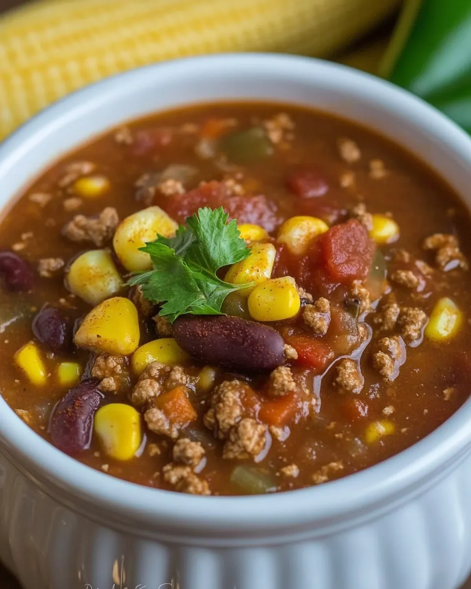 homemade Quick and Easy Taco Soup Recipe photo