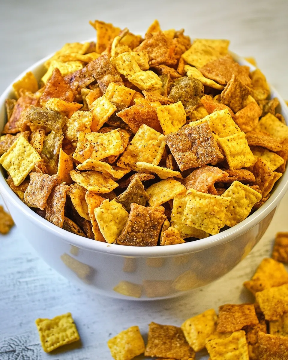 Delicious Ranch Snack Mix Recipe shot