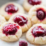 Homemade Raspberry Thumbprint Cookies photo