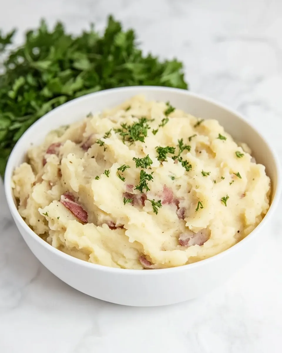 Homemade Red Mashed Potatoes photo