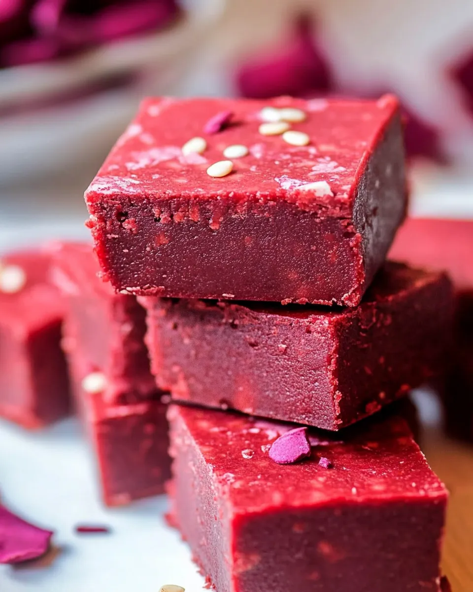 Homemade Red Velvet Fudge photo