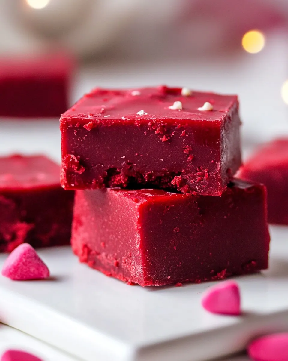 Classic Red Velvet Fudge image