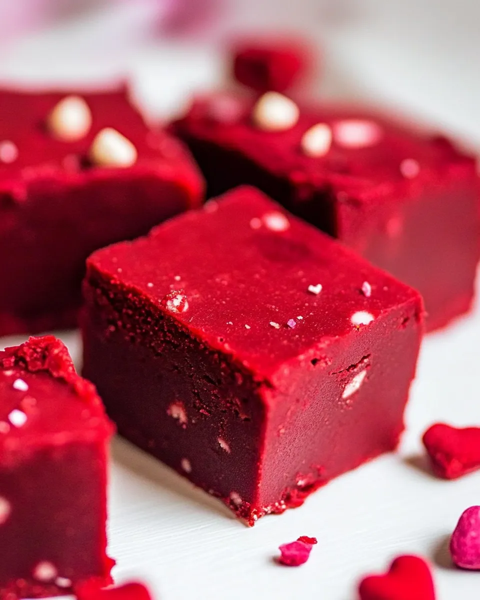 Easy Red Velvet Fudge picture