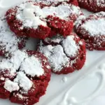 Homemade Red Velvet Gooey Butter Cookies photo