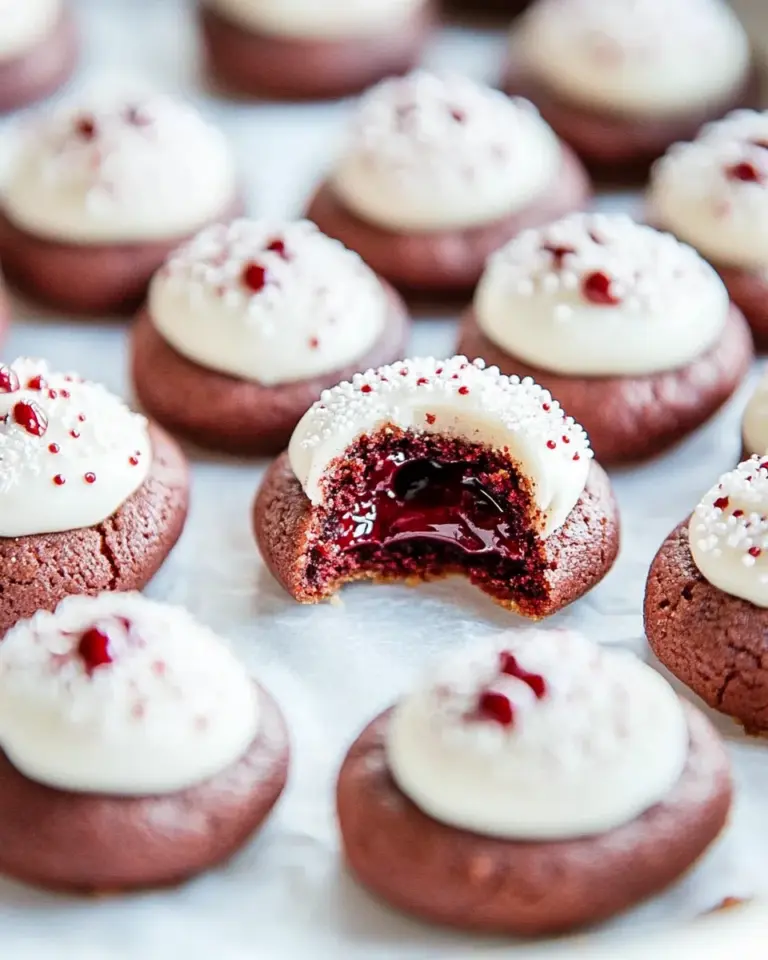 Homemade Red Velvet Kiss Cookies photo