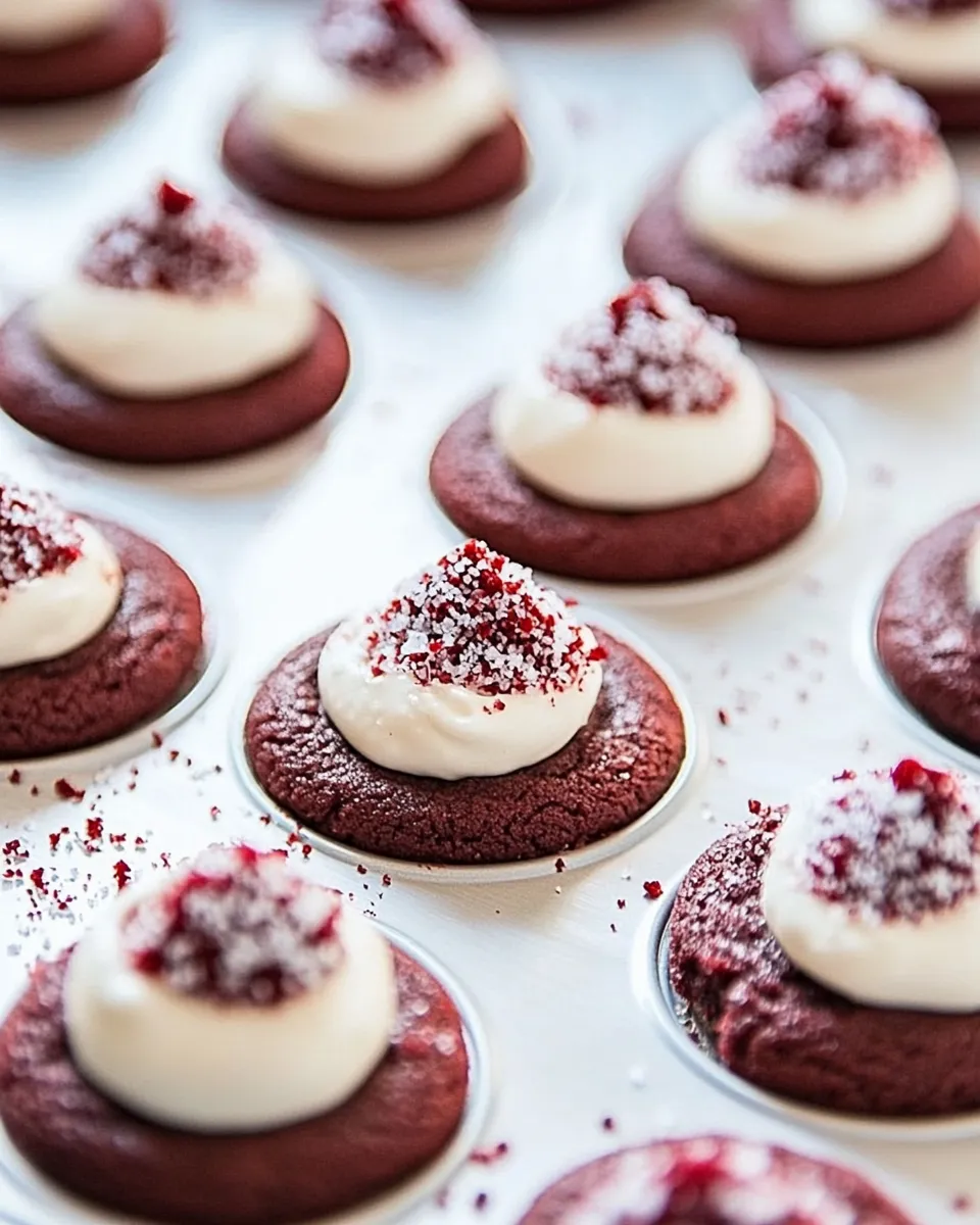 Delicious Red Velvet Kiss Cookies dish photo