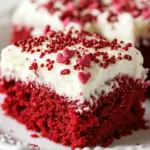 Homemade Red Velvet Poke Cake photo