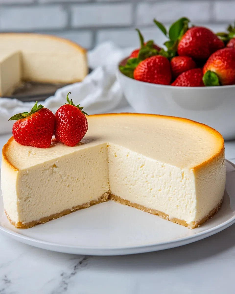 Classic Ricotta Cheesecake image