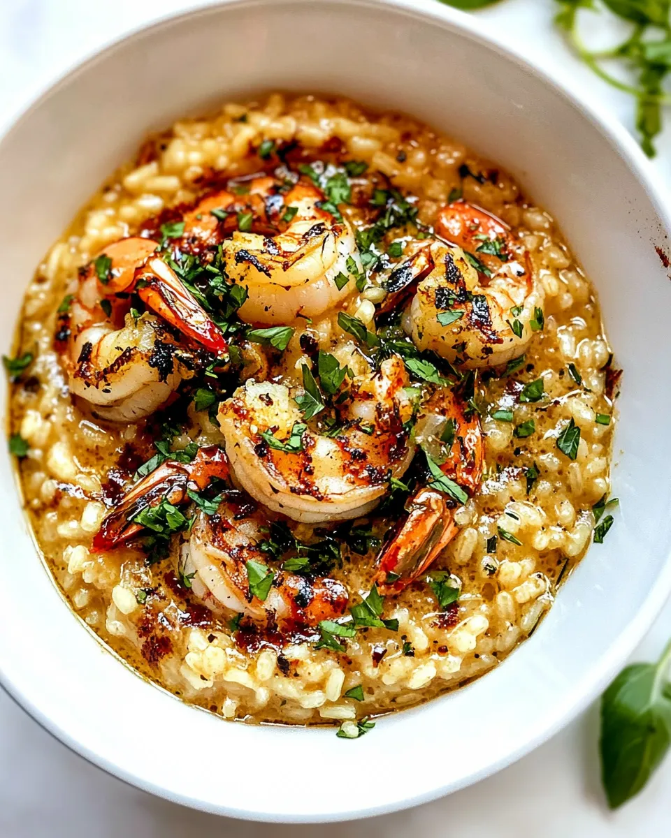 Classic Risotto and Shrimp image
