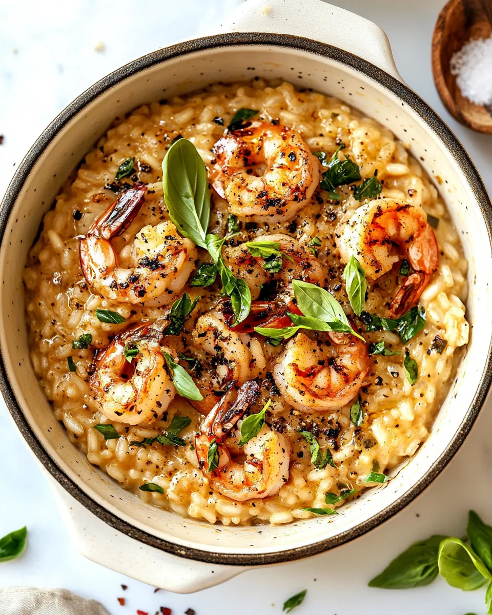 Easy Risotto and Shrimp recipe photo