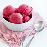 Homemade Roasted Beet Ice Cream photo