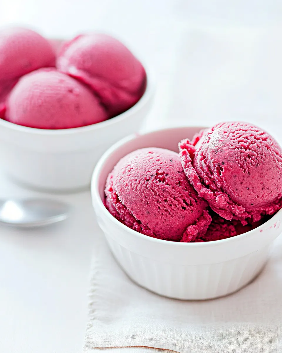 Easy Roasted Beet Ice Cream recipe photo