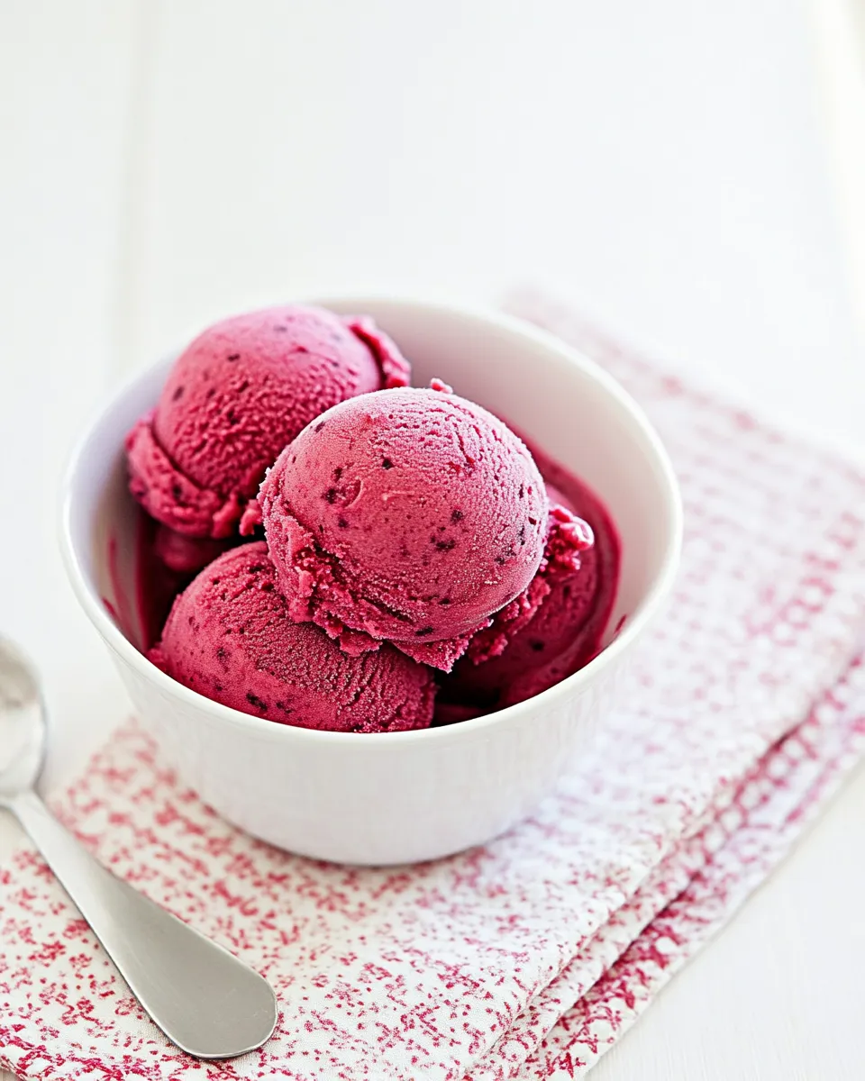 Delicious Roasted Beet Ice Cream shot