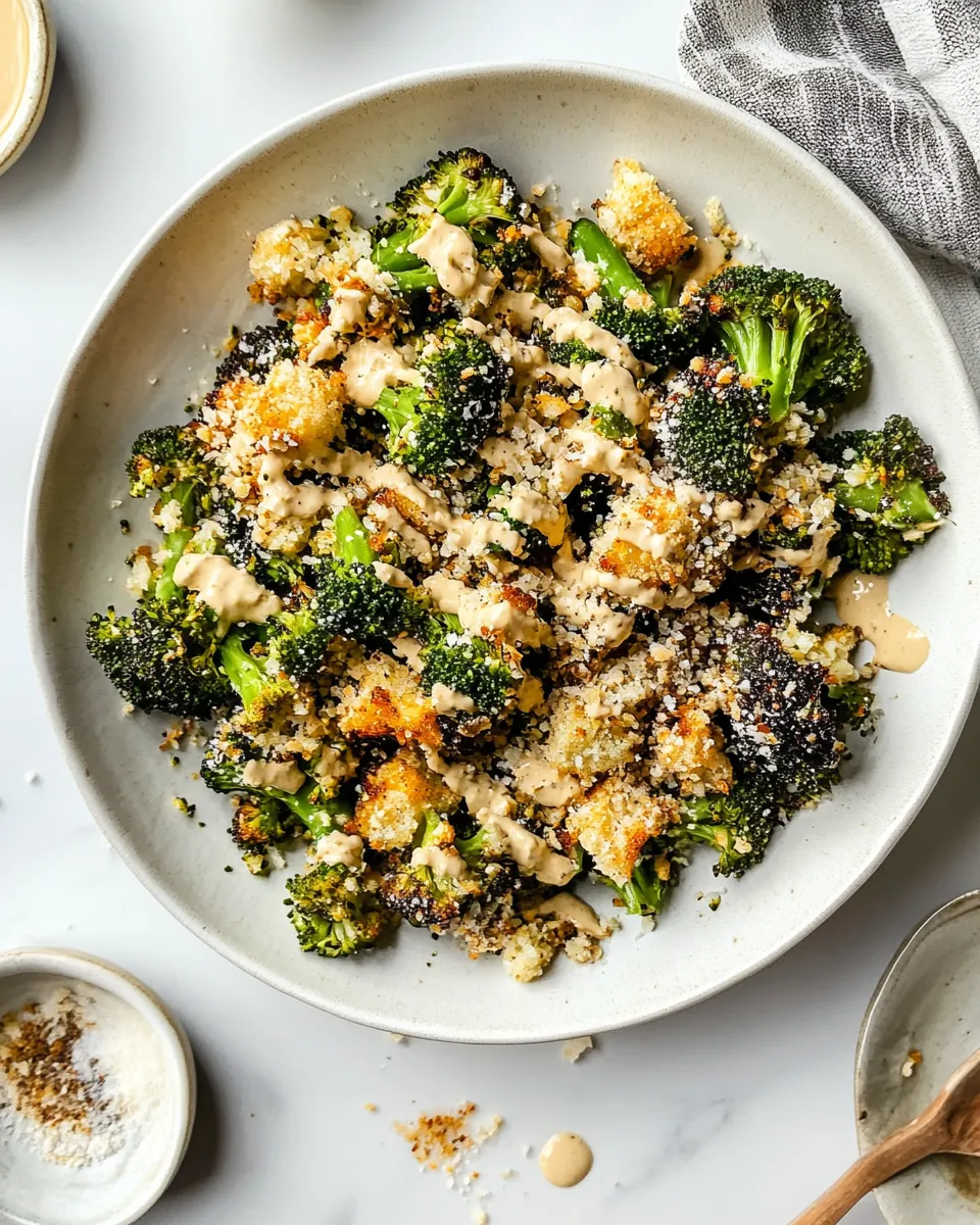 Easy Roasted Broccoli Caesar Salad picture