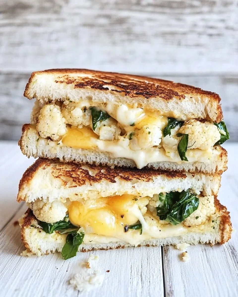 Homemade Roasted Cauliflower Grilled Cheese photo