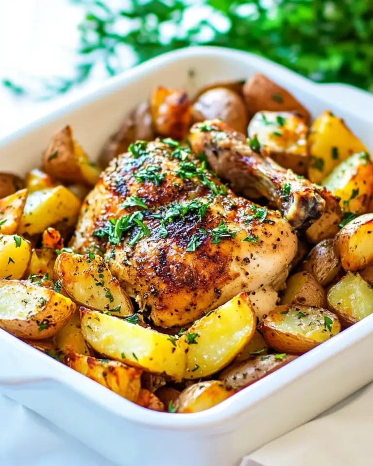 Homemade Roasted Chicken and Potatoes photo