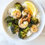 Homemade Roasted Shrimp and Broccoli photo
