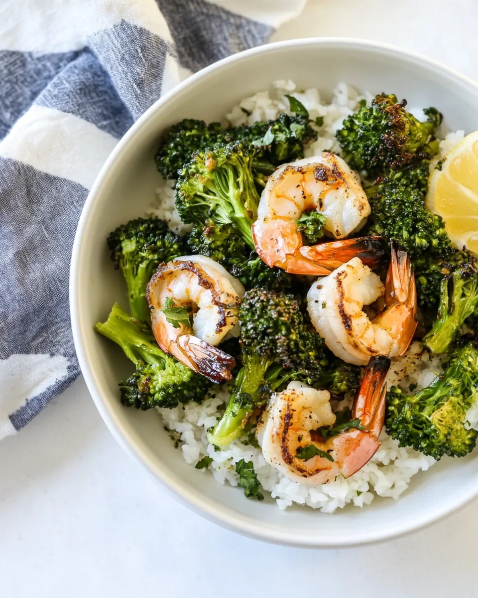 Easy Roasted Shrimp and Broccoli recipe photo