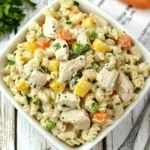 Homemade Rotisserie Chicken Ranch Pasta Salad photo