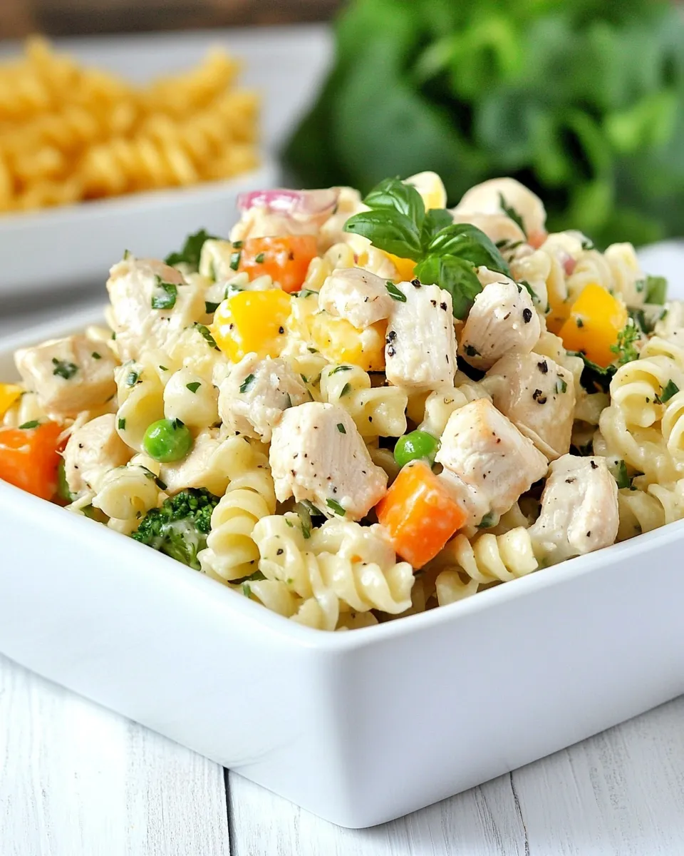 Classic Rotisserie Chicken Ranch Pasta Salad image