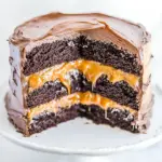 Homemade Salted Caramel Chocolate Cake (Caramel Chocolate Frosting) photo