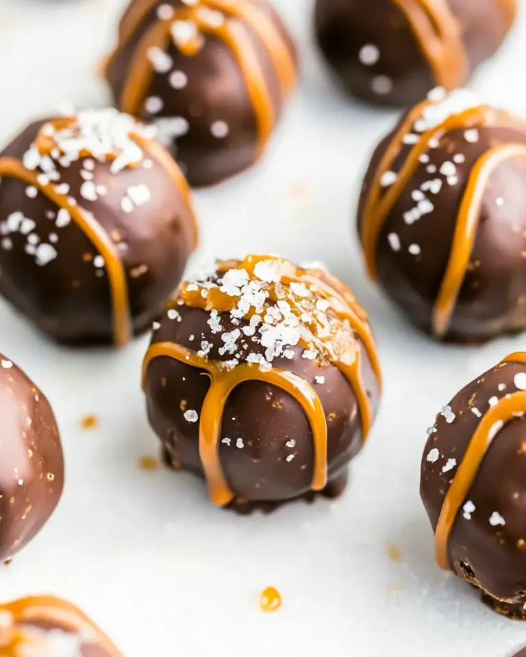 Homemade Salted Caramel Truffles photo
