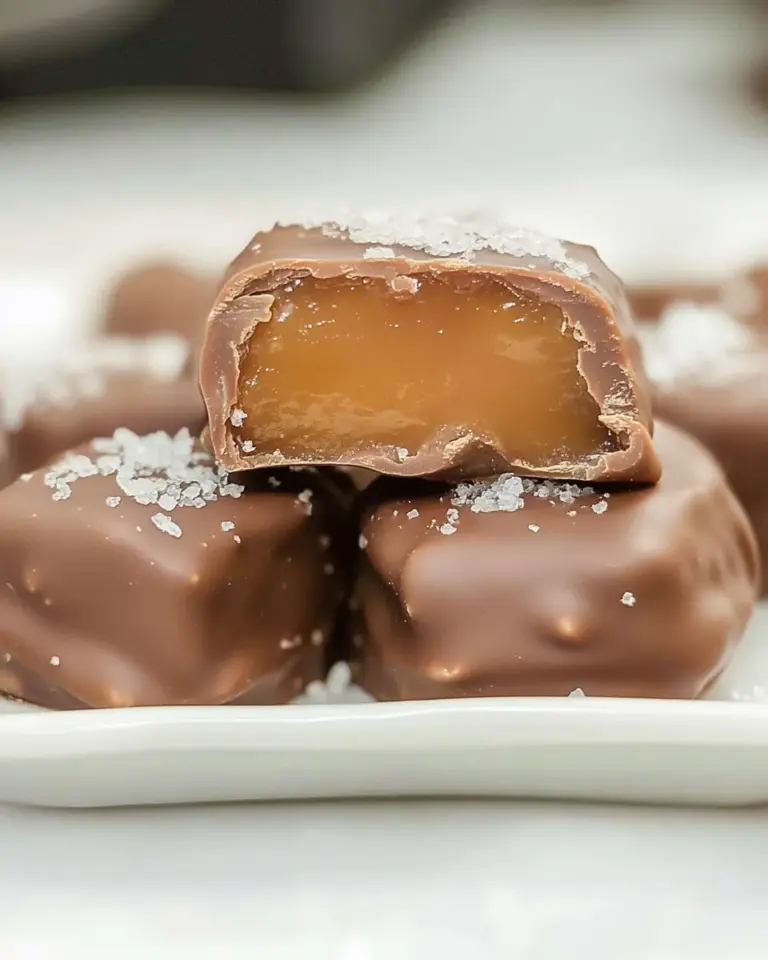 Homemade Salted Chocolate Covered Caramels photo