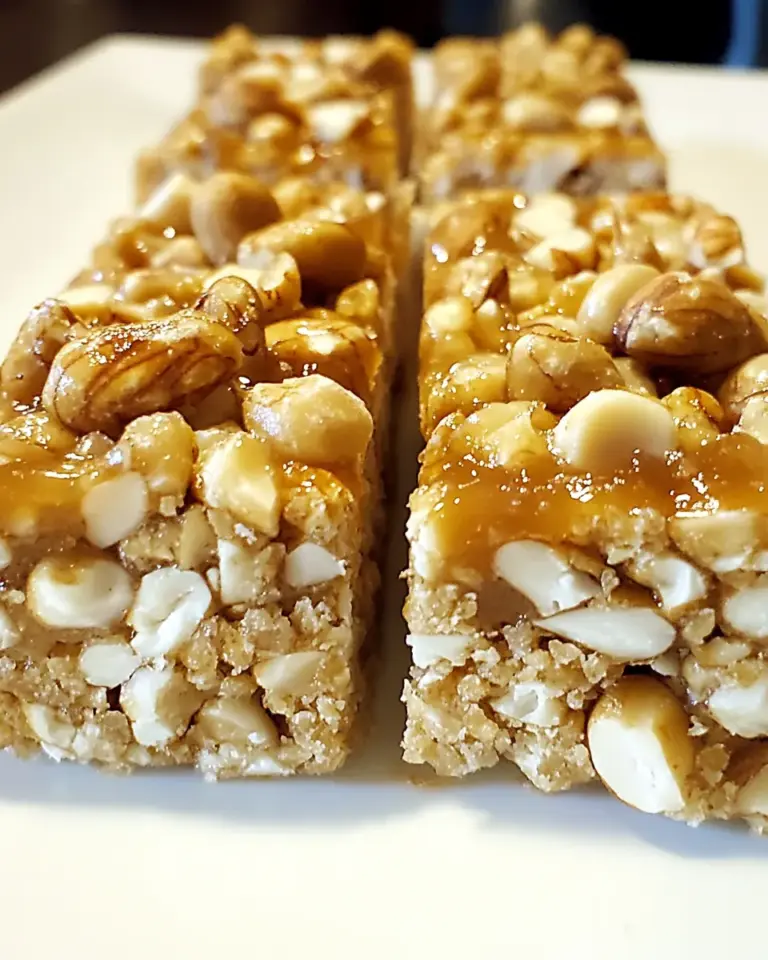 Homemade Salted Nut Roll Bars photo