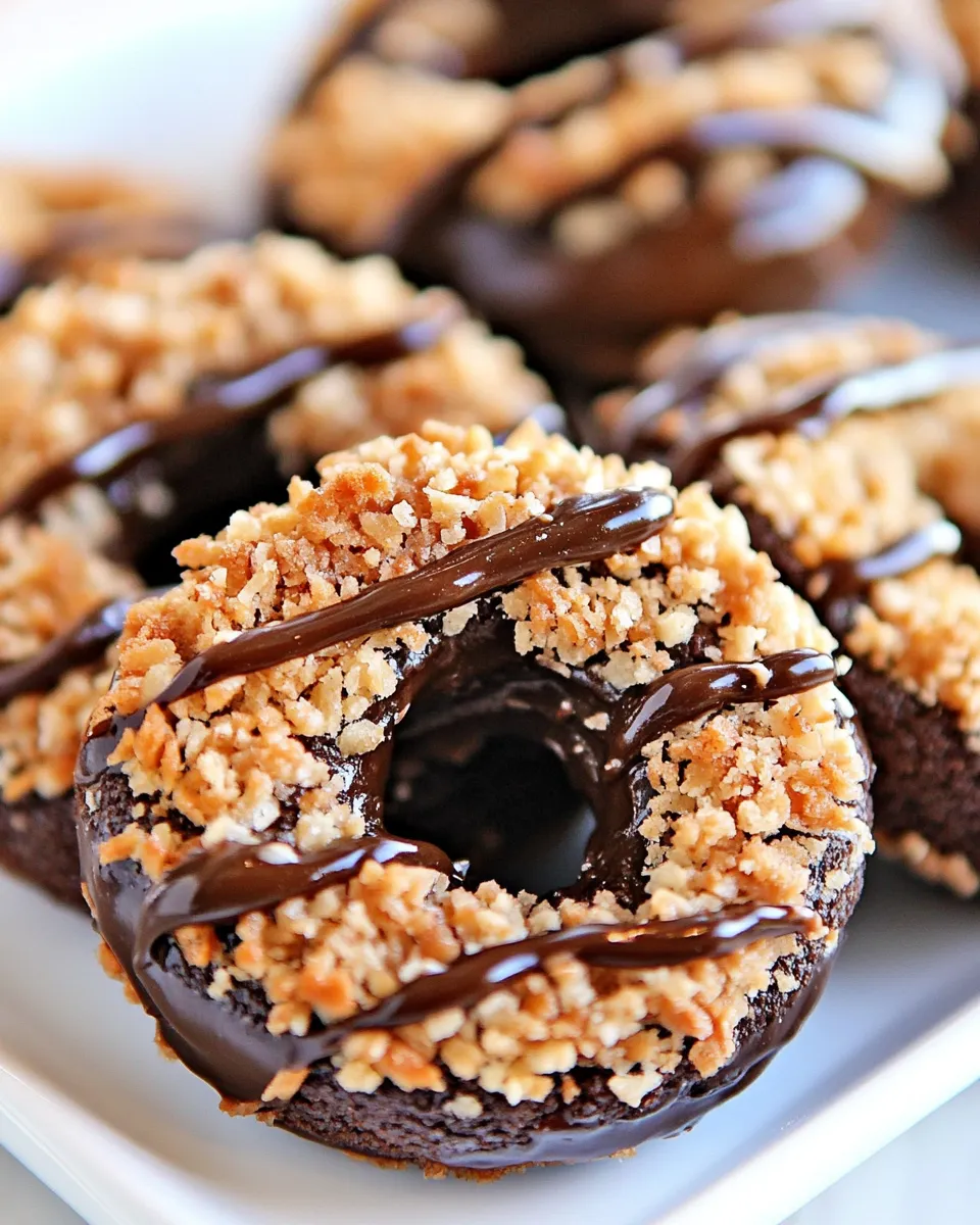 homemade Samoas Cookies or Caramel deLites Recipe photo