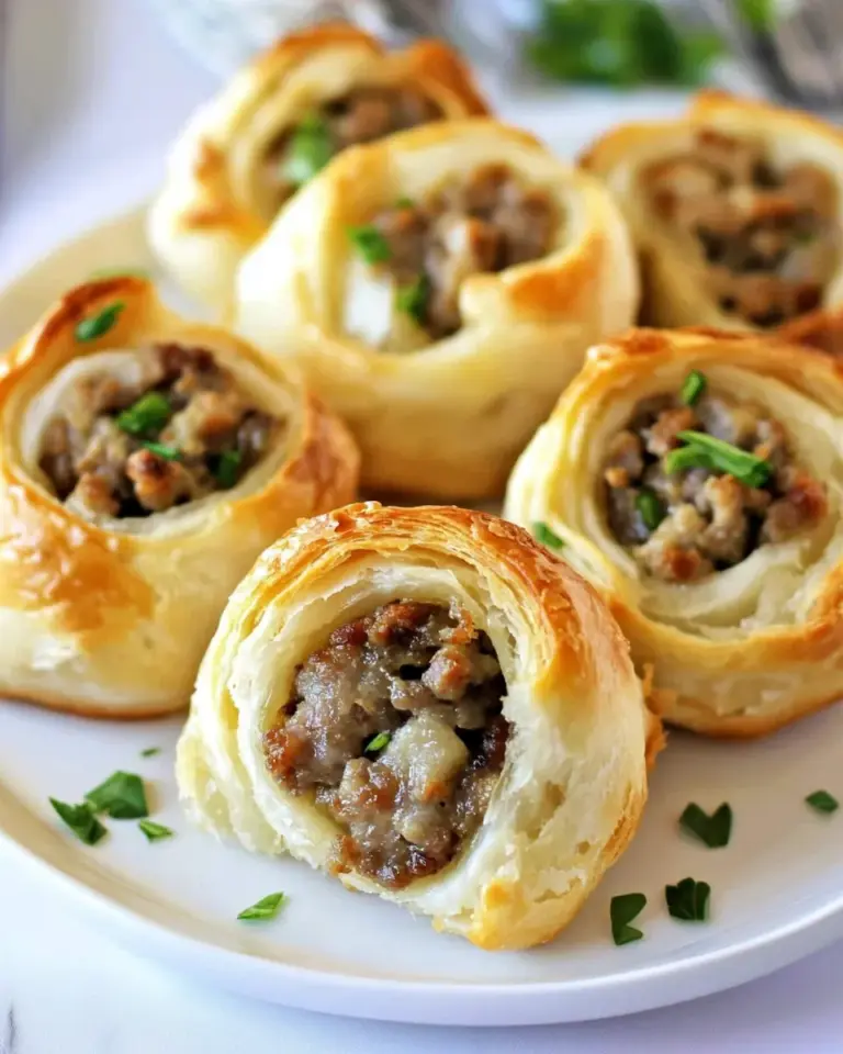 Homemade Sausage Pinwheels photo