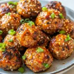 Homemade Sesame Ginger Air Fryer Turkey Meatballs photo