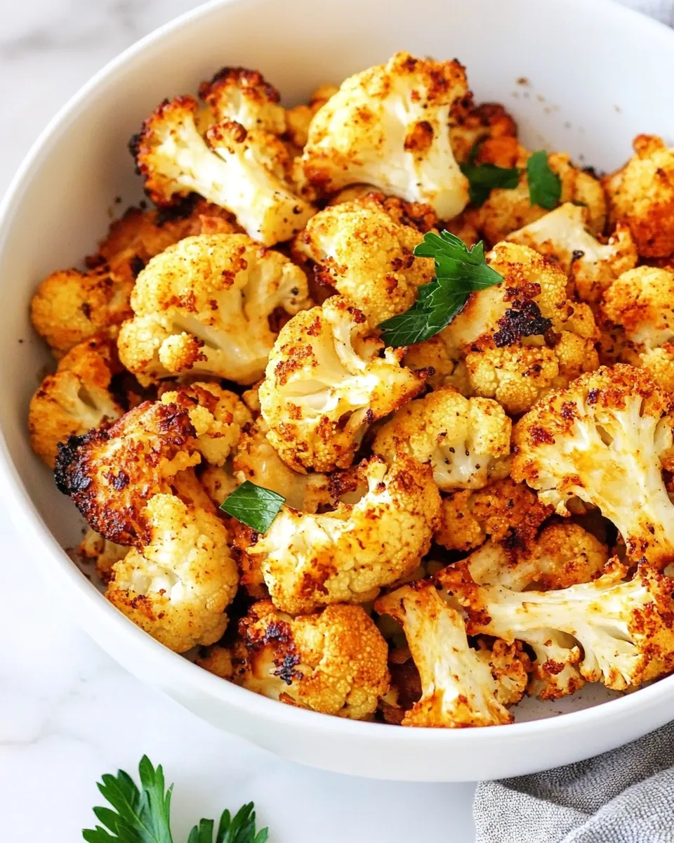 Homemade Shawarma Roasted Cauliflower Recipe photo