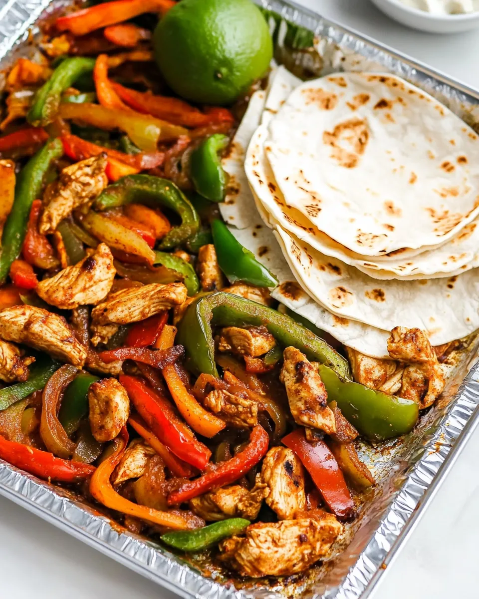 classic Sheet Pan Chicken Fajitas (30 Minute) image