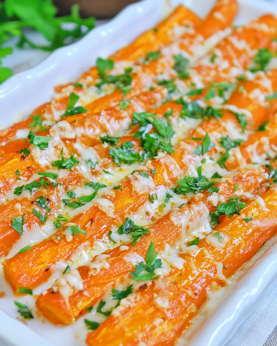 Classic Sheet Pan Garlic Parmesan Carrots image