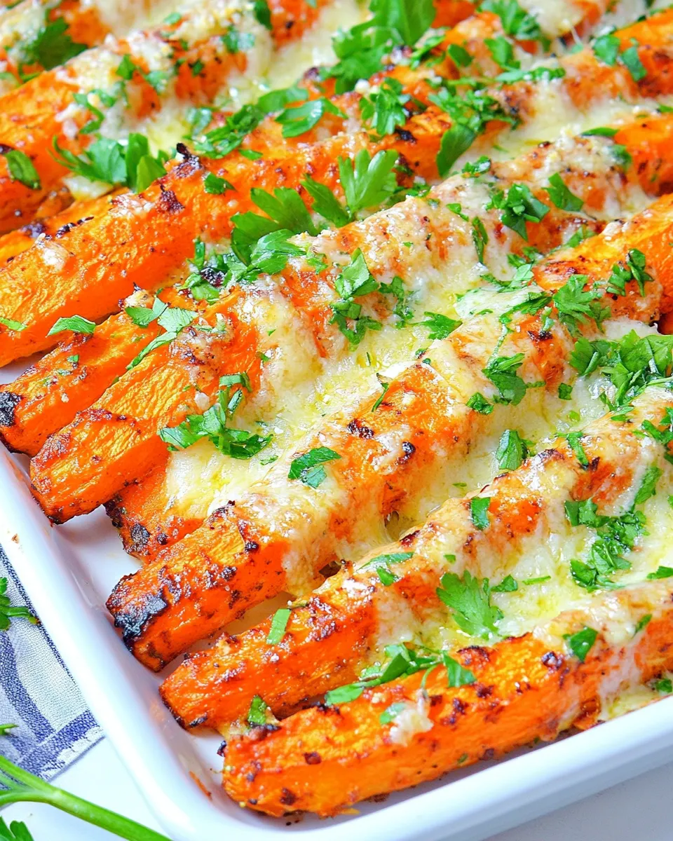 Delicious Sheet Pan Garlic Parmesan Carrots dish photo