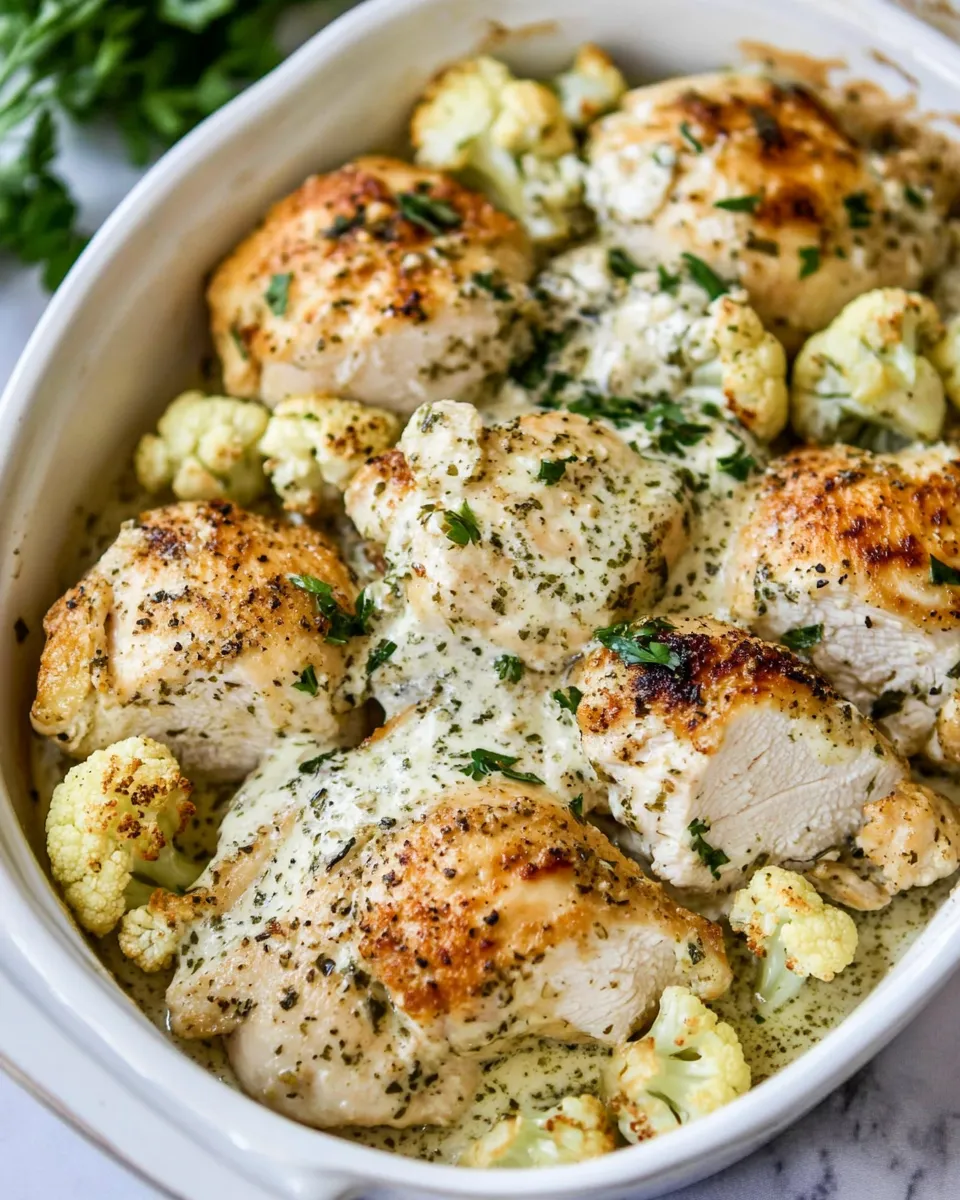 classic Sheet Pan Greek Chicken and Cauliflower image