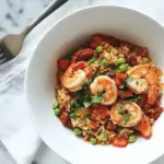Homemade Shrimp & Chorizo Cajun Jambalaya photo