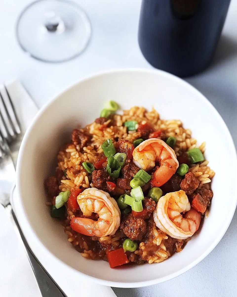 Classic Shrimp & Chorizo Cajun Jambalaya image