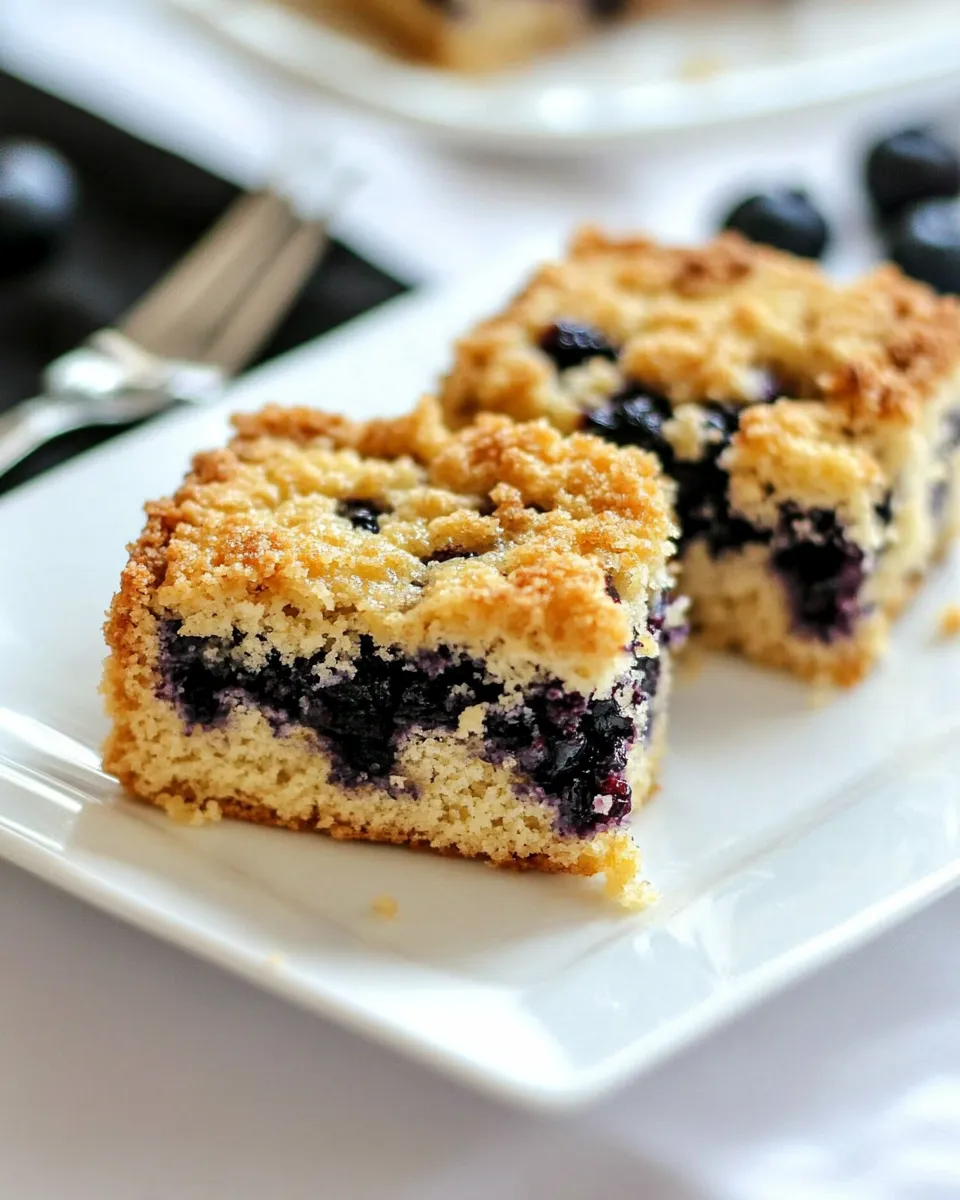 Classic Simple Lemon-Blueberry Coffee Cake image