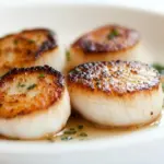 Homemade Simple Pan Seared Scallops photo
