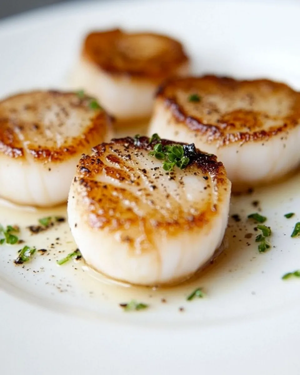 Easy Simple Pan Seared Scallops recipe photo