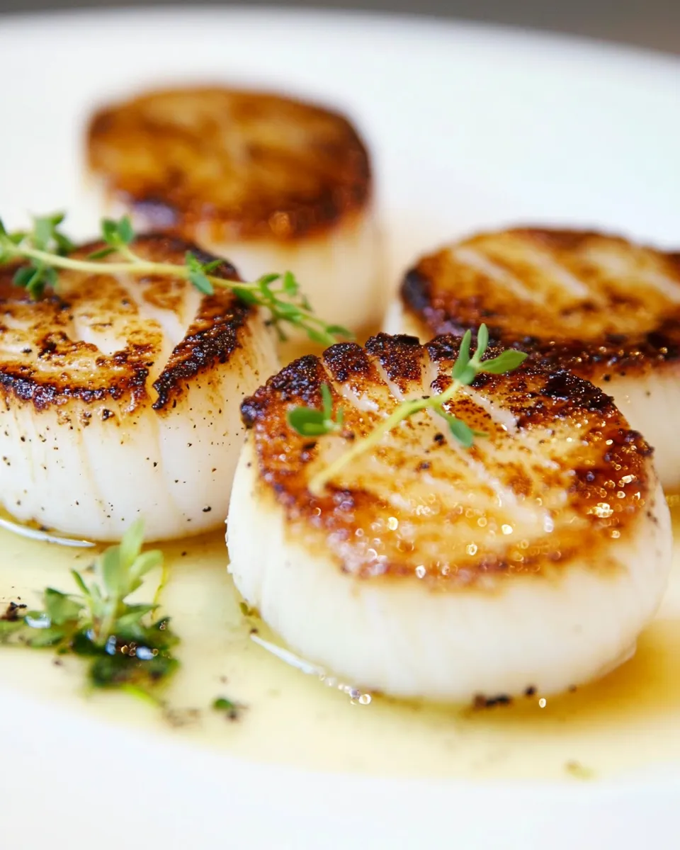 Delicious Simple Pan Seared Scallops dish photo